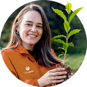 Andressa, produtora do Terra Doce