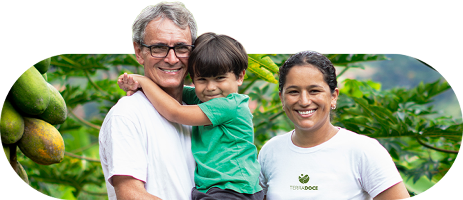 Família de produtores do Terra Doce